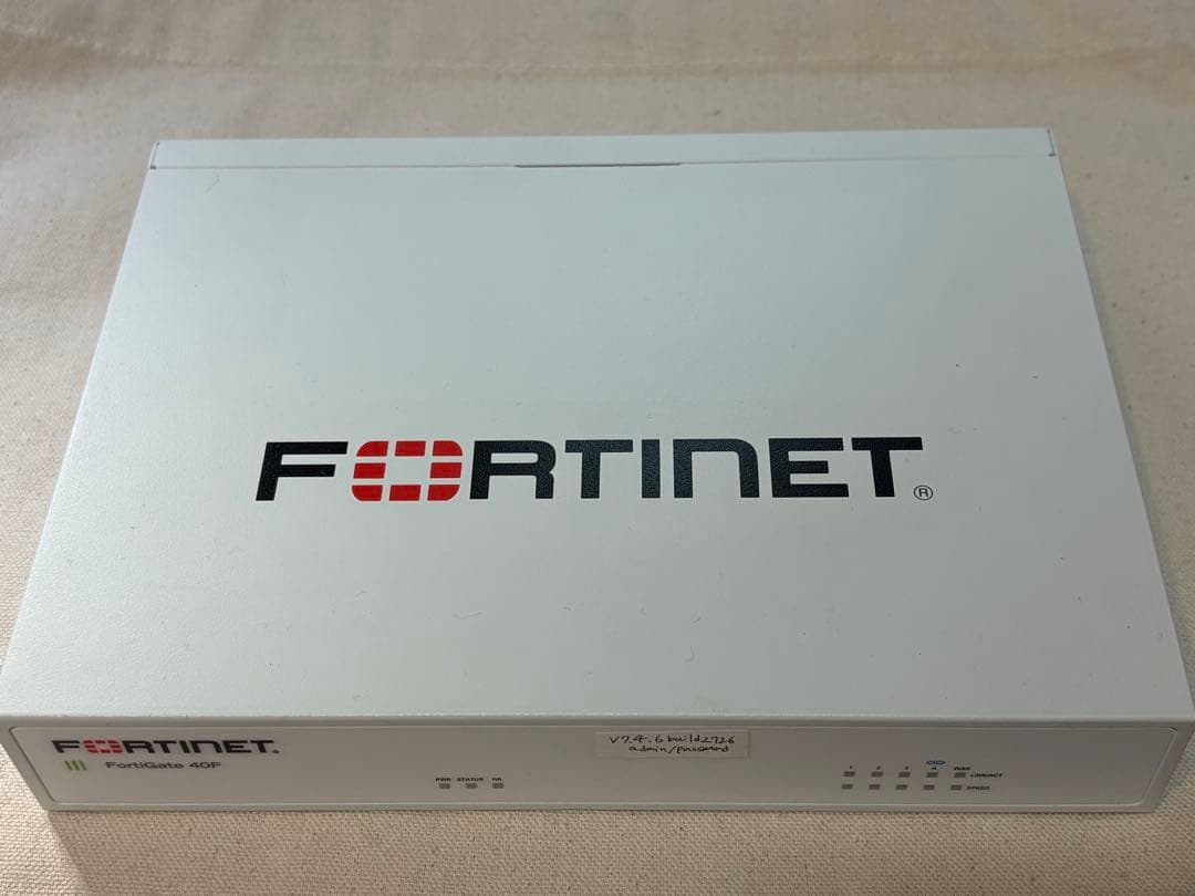 ルーター・ネットワーク機器 Fortinet FortiGate 40F License 2026/7/17
