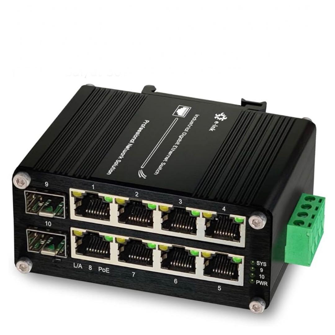 LNK-IMC208SGP-SFP産業用　8ポート