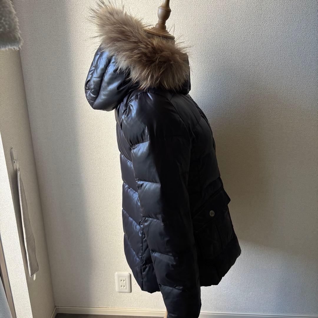 バーバリーロンドンブルーレーベル　ダウンコート　ジャケット　トラッドチェック