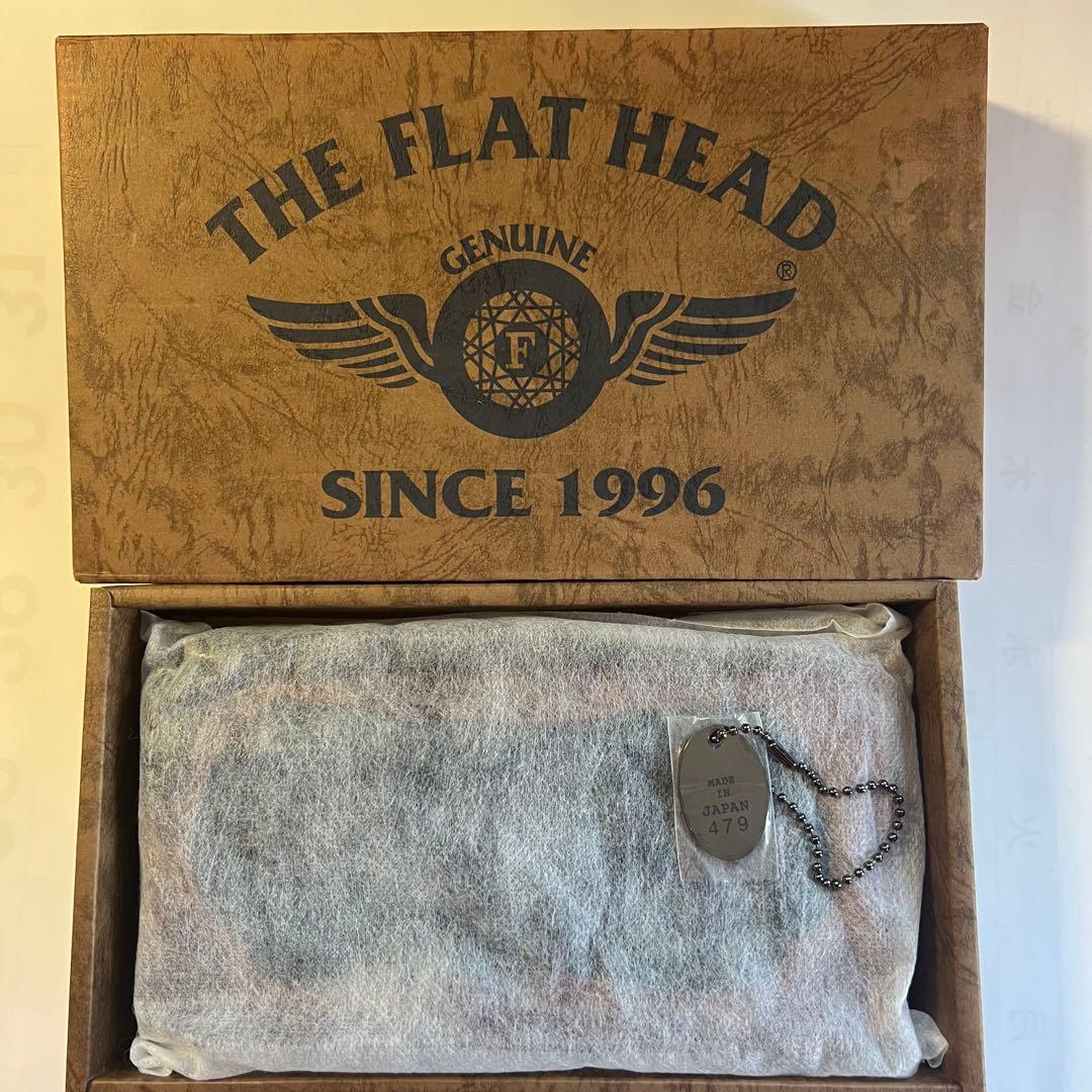 フラットヘッド クロコダイル コードバン 長財布 ウォレット ストックバーグ