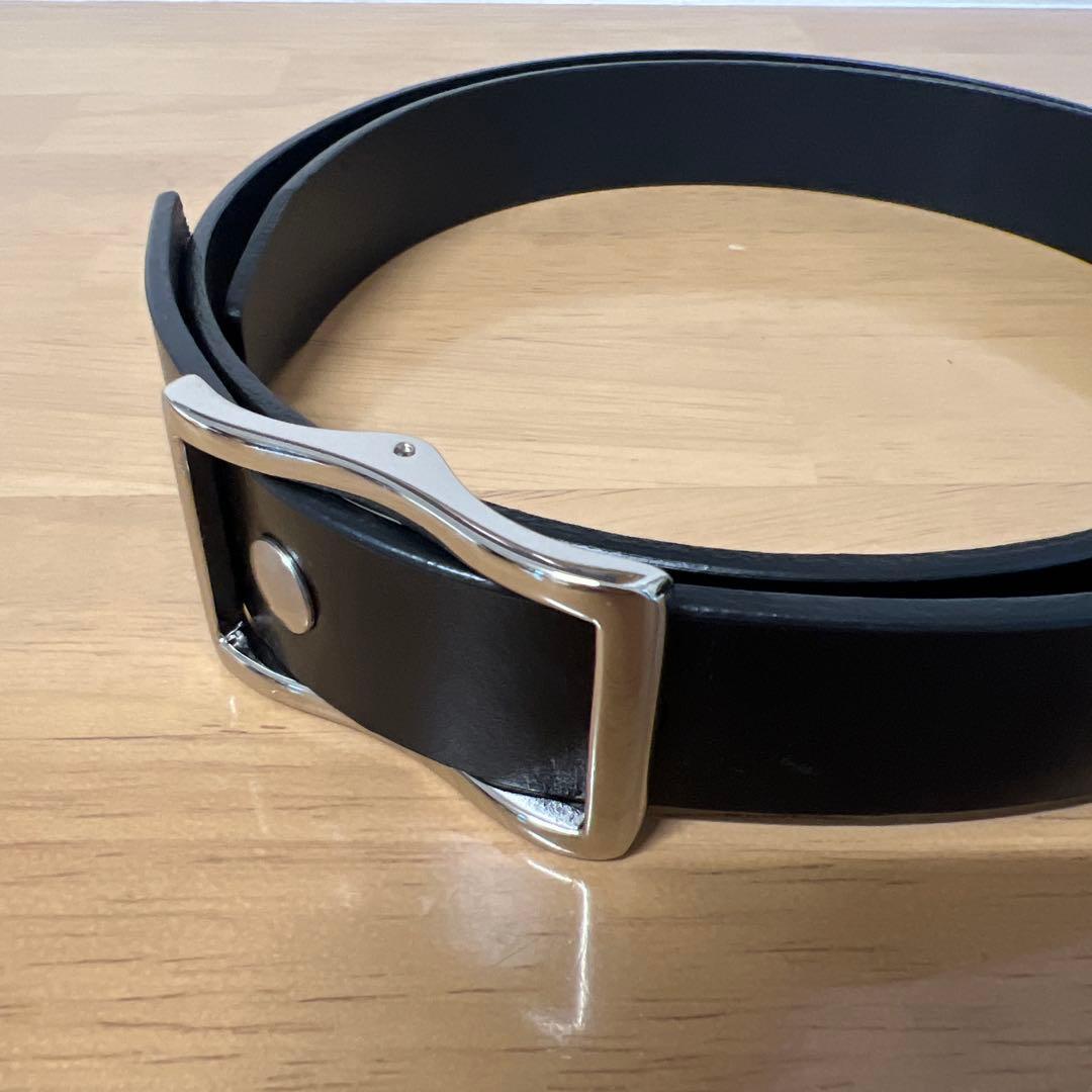 ENOF leather belt シルバー