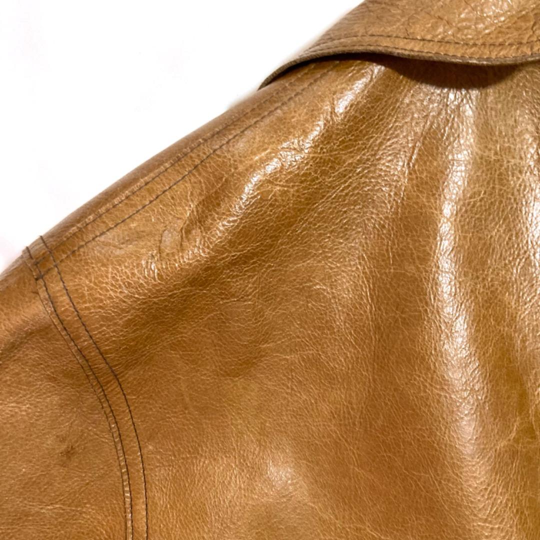 00's GAP オールドギャップ レザージャケット シングルライダース M