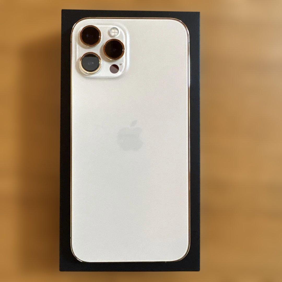 【美品】Apple iPhone 12 Pro Max ゴールド 128GB