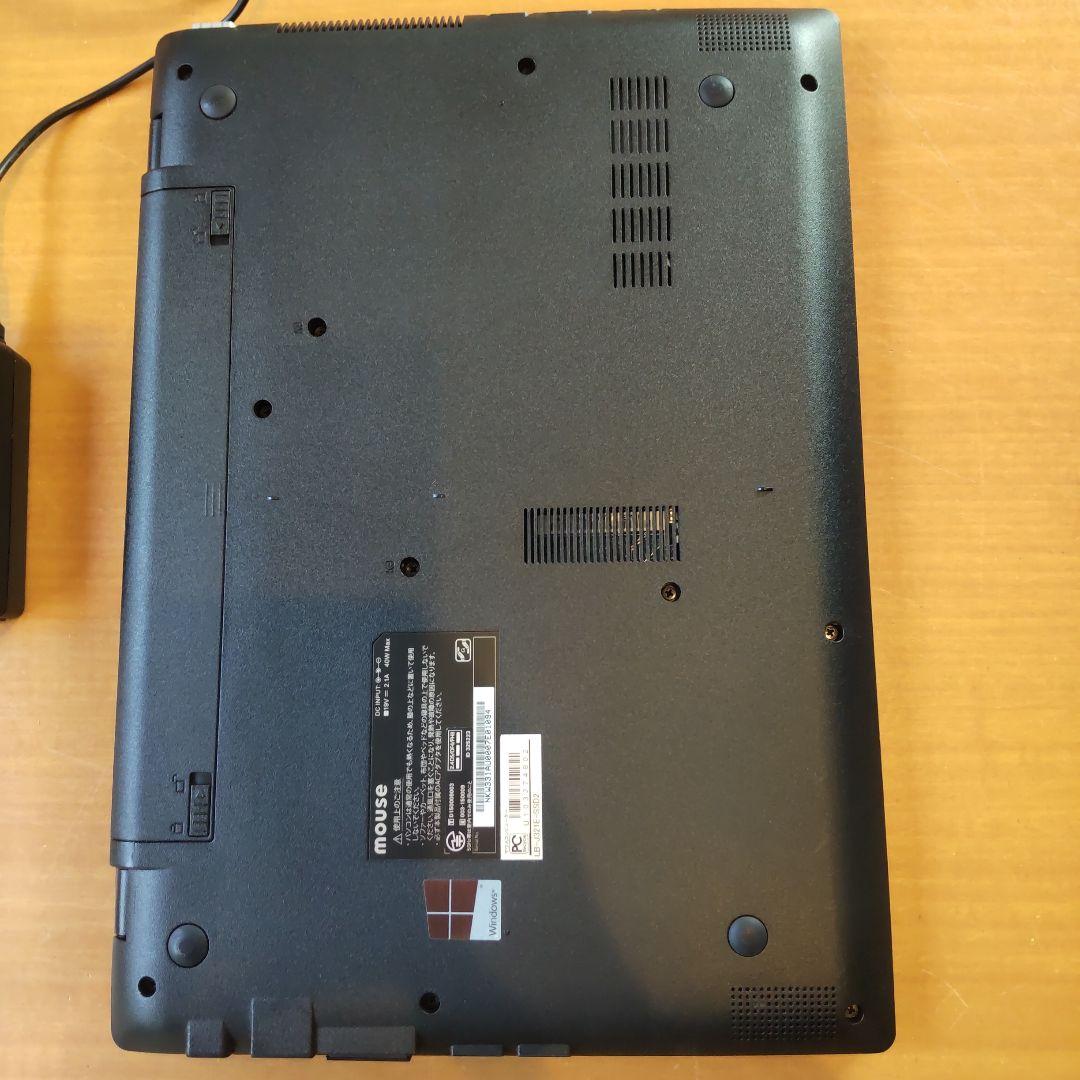 mouse ブラック ノートPC 本体 ACアダプター付き