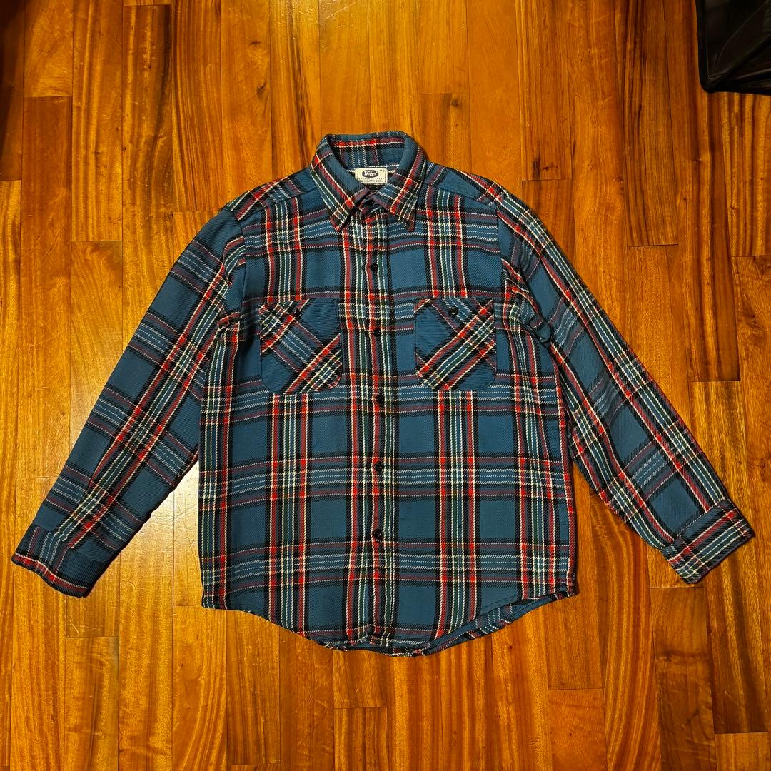 70〜80s Mr. Leggs ヘビーフランネルシャツ ヘビネル ビンテージ