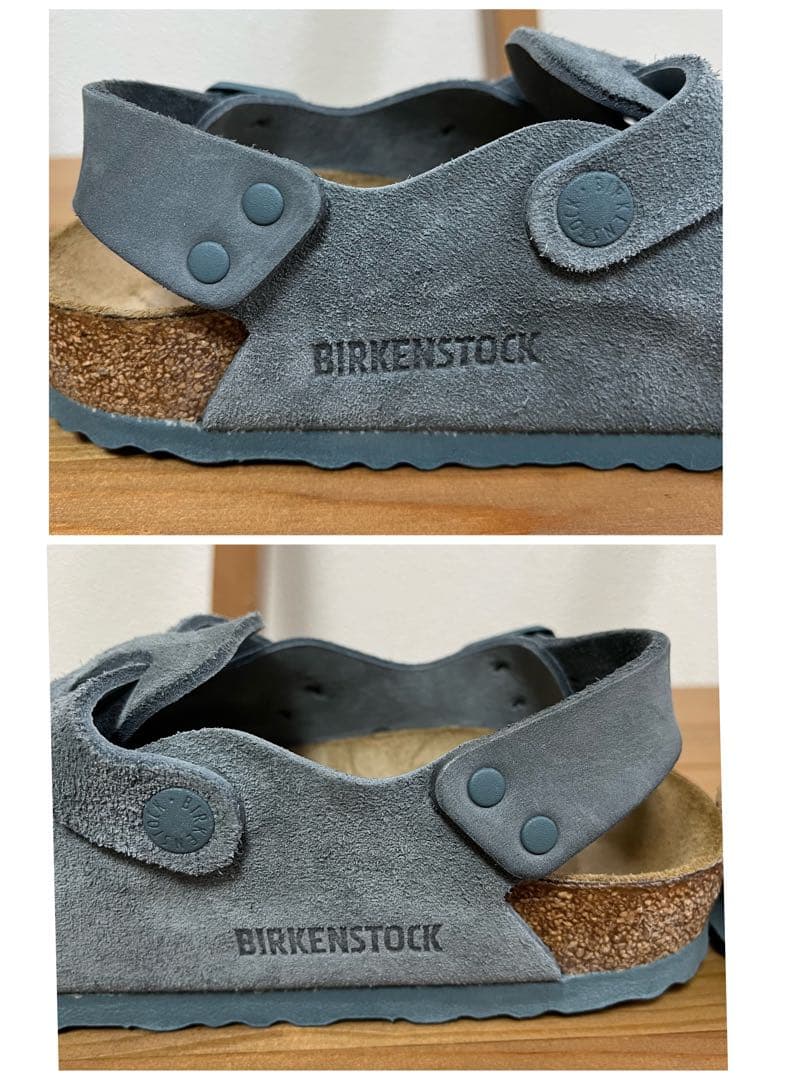 ビルケンシュトック　スエードサンダル　バックストラップ付き　トキオ　グレー　23