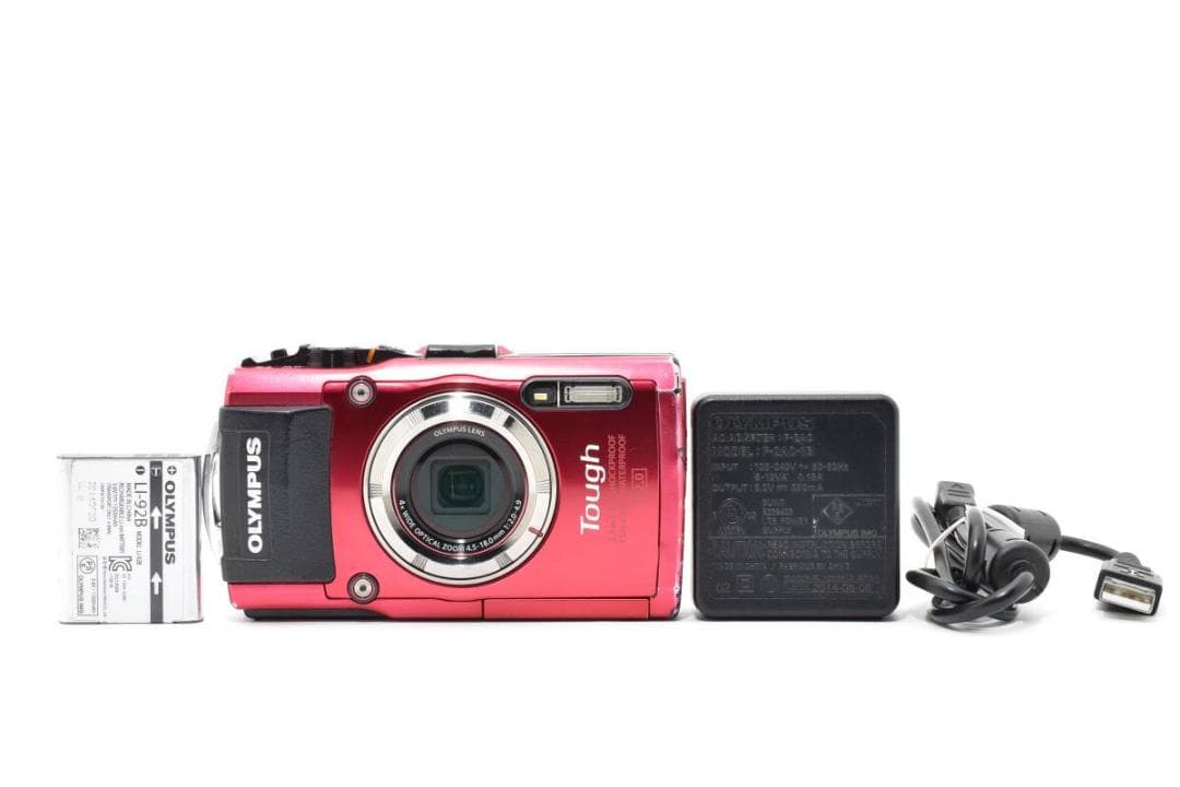 【美品】OLYMPUS STYLUS TG-3 レッド 【動作確認済】