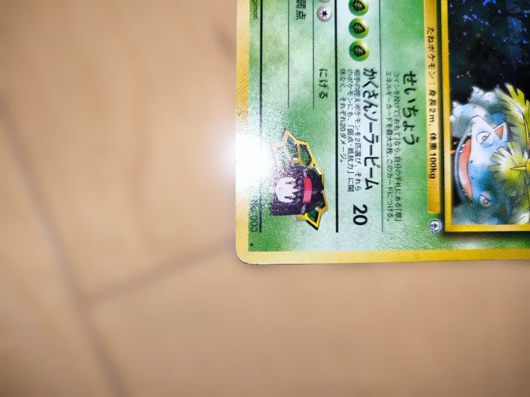 【旧裏面/限界値下げ】No.003[★]エリカのフシギバナ　2枚セット