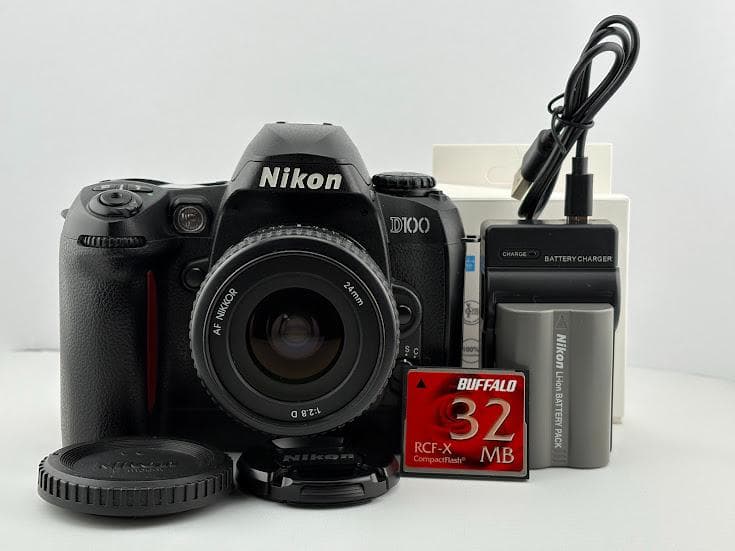 ★極上品★ニコンNIKON D100/ AF NIKKOR 24mm F2.8D