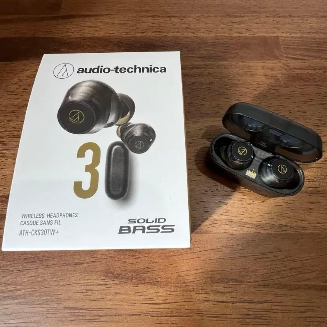 audio-technica ワイヤレスイヤホン　ATH-CKS30TW+
