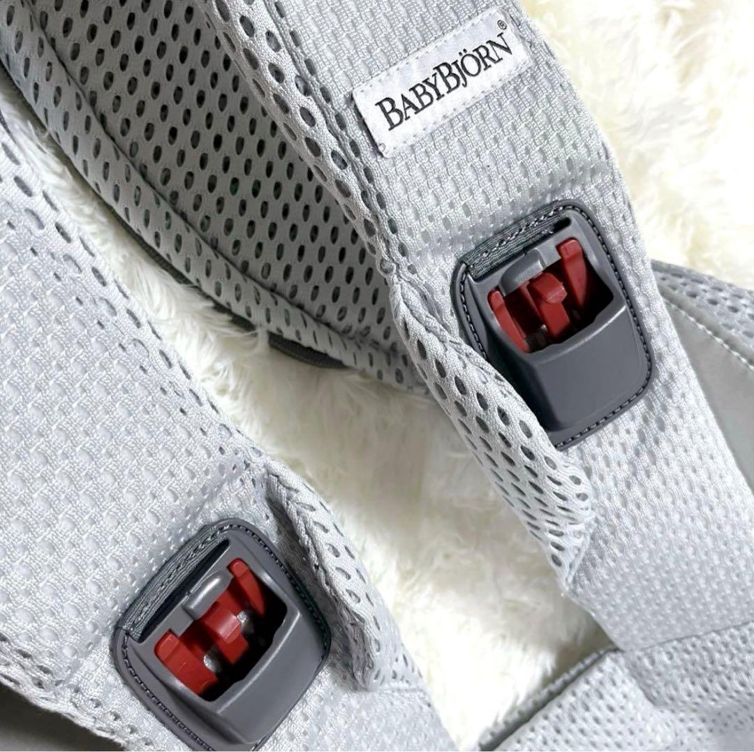 【極美品】 BABYBJÖRN ワンカイエアー　抱っこ紐　シルバー