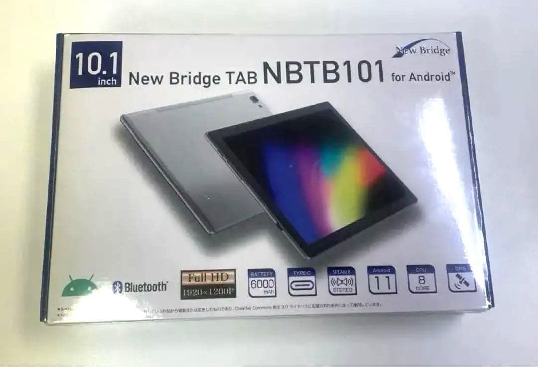 10.1インチ Android タブレット NBTB101 フルHD 64GB