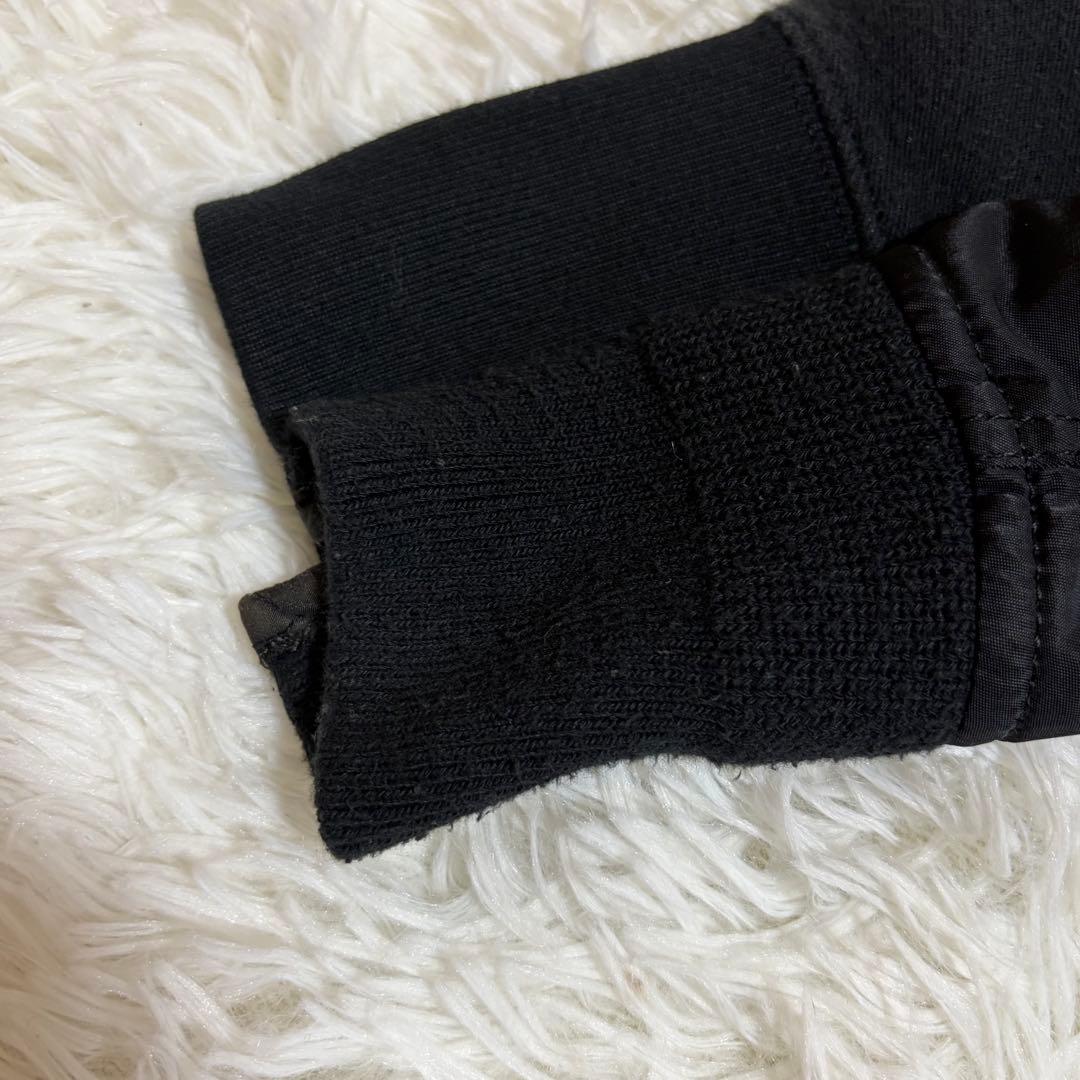 サカイ sacai パーカー 黒　Sponge Sweat Nylon T M