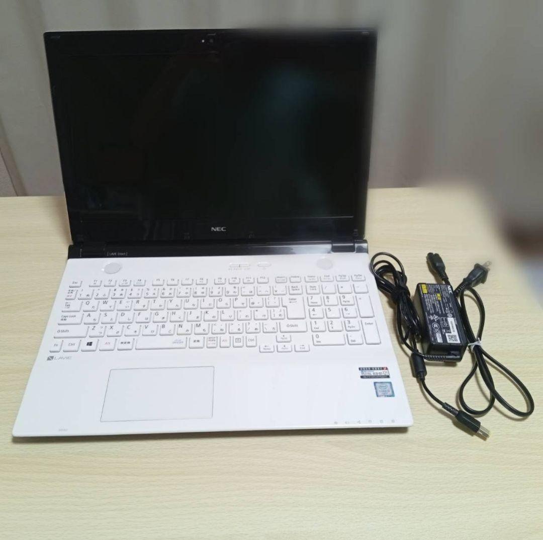 美品 LAVIE ノートPC SSD240GB/8GB Corei3-6100U