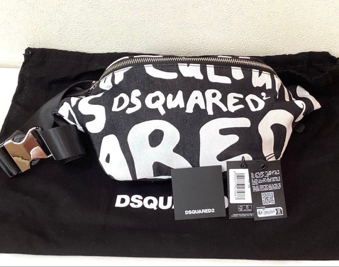 【新品】DSQUARED2 ボディバッグ　ウエストポーチ　ディースクエアード