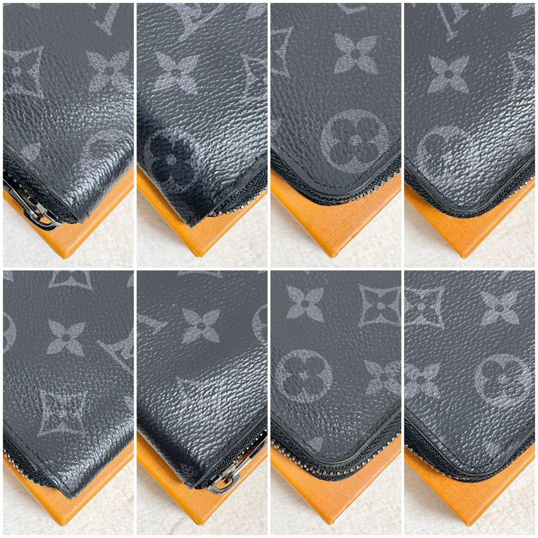 ルイヴィトン モノグラム　エクリプス ヴェルティカル　ジッピーウォレット