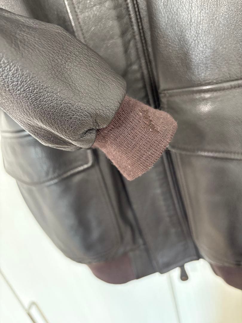 x*x様 90S L.L.Bean ゴートスキン A-2 レザー フライトジャケ