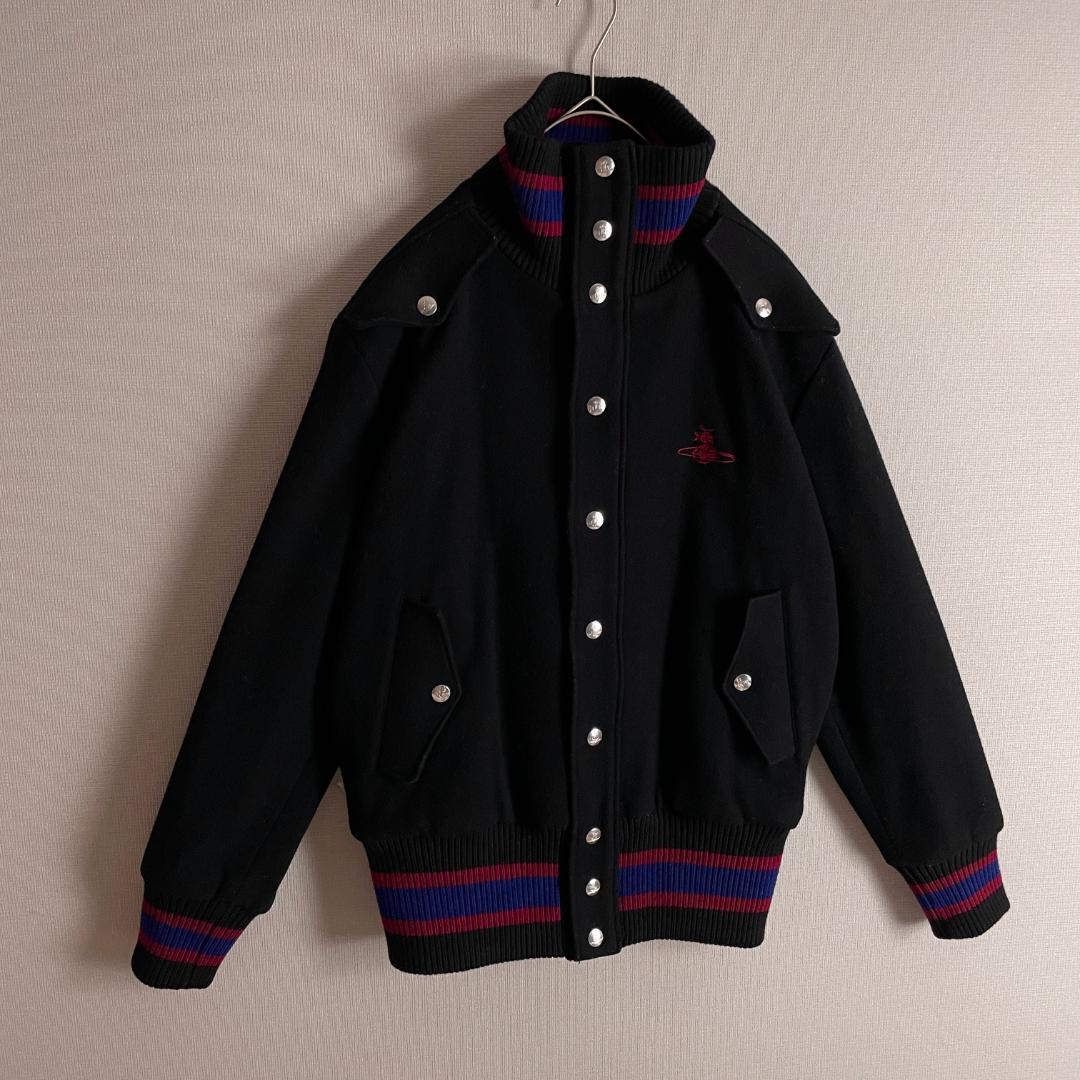 【高級☆上質モデル☆オーブ刺繍☆激レアデザイン】ヴィヴィアン ウールジャケット