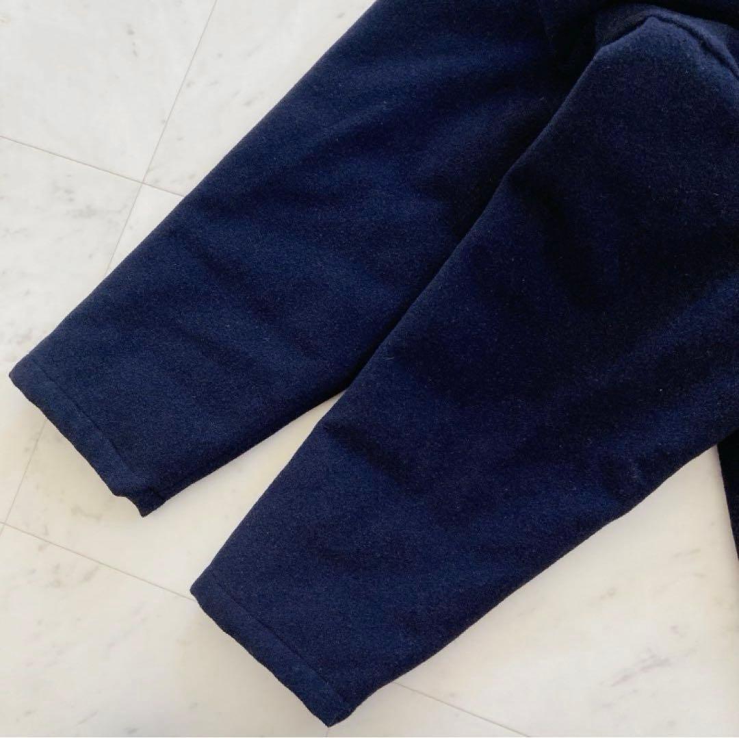 ダントン　レイビームス　モッサノーカラーダウンコート　ネイビー　36