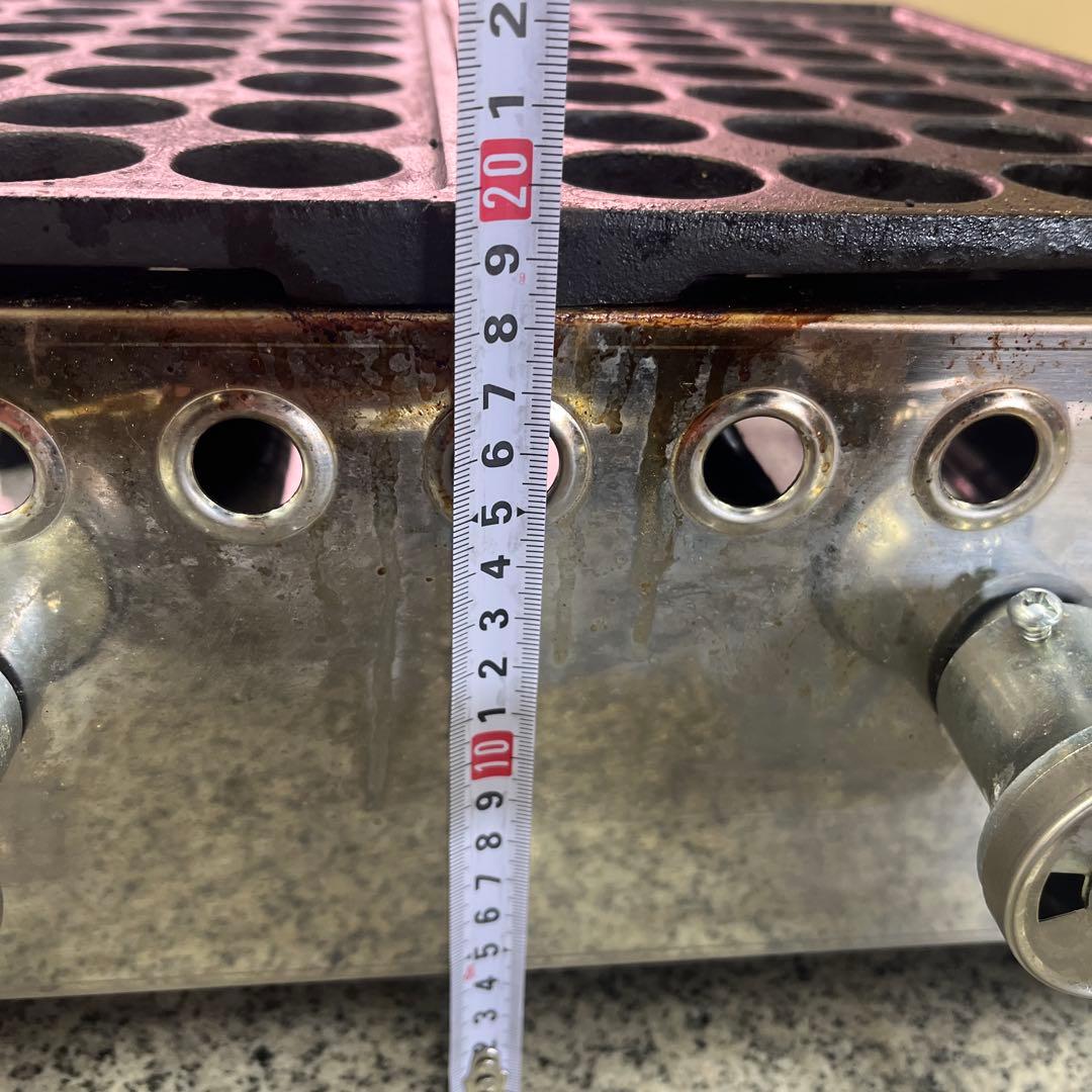 IKK プロパン たこ焼き器 28穴×2連 LPガス 鉄鋳物 業務用 格安