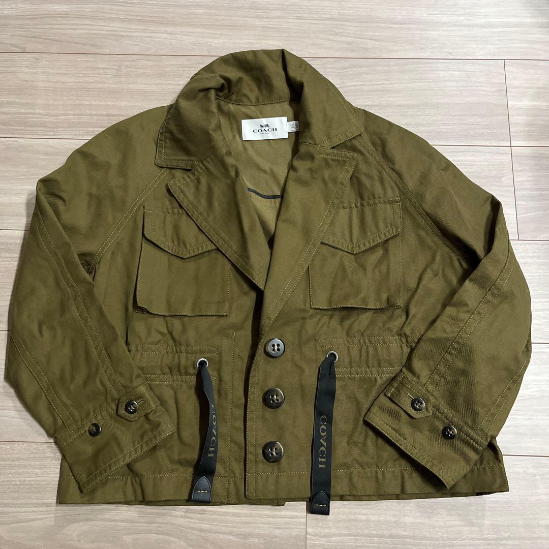 ぐ*ぅ様 COACH ミリタリージャケット XS オリーブ