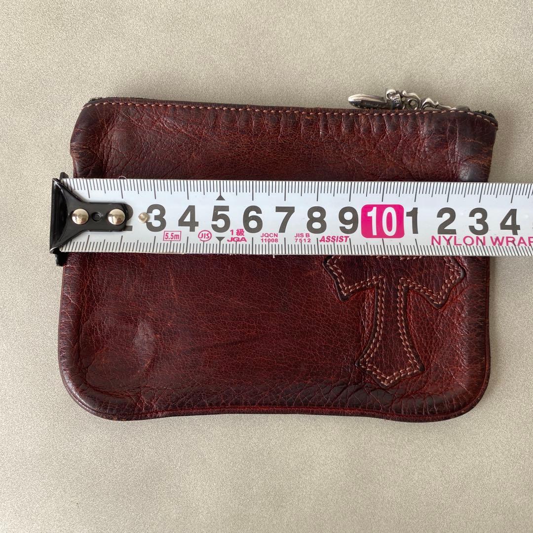 CHROME HEARTS クロムハーツ ジッパーチェンジパース　珍しいブラウン