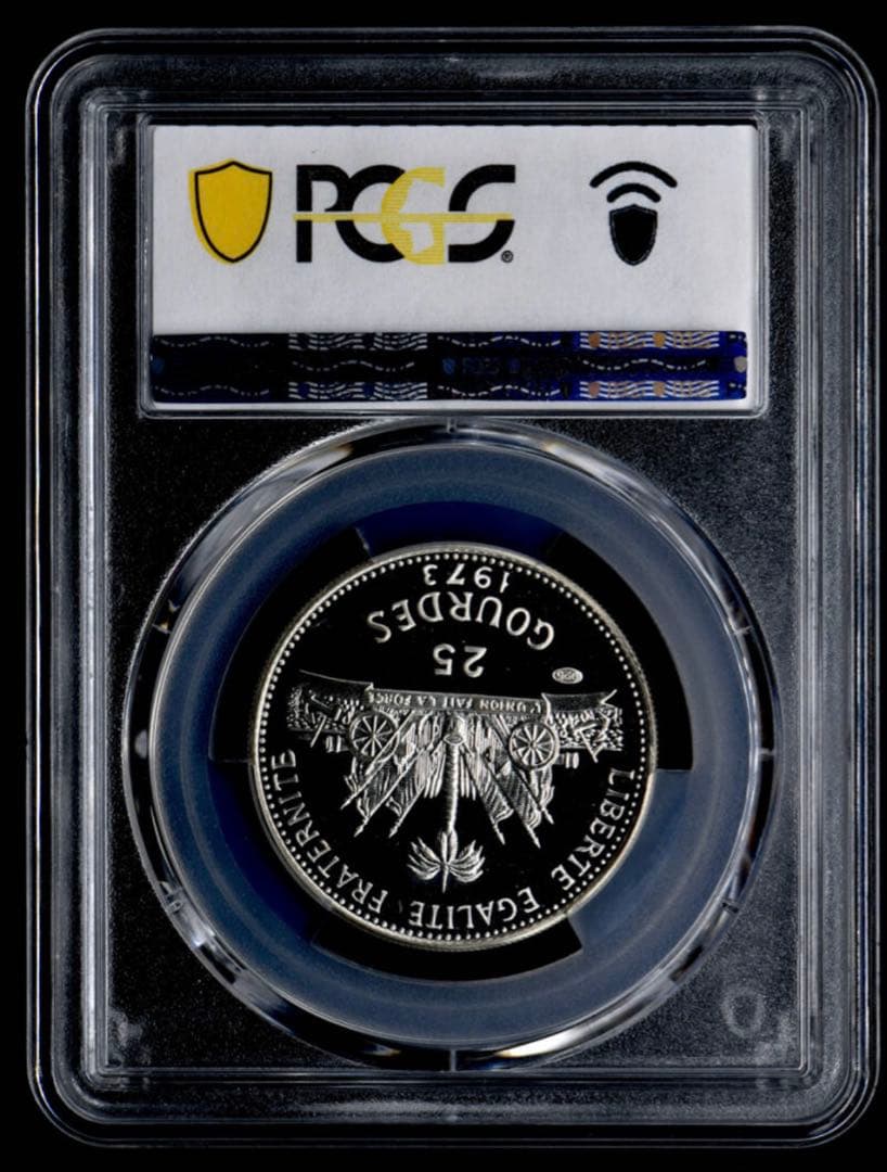 PCGS PR68CAM ハイチ 1973 25G銀貨 C・コロンブス