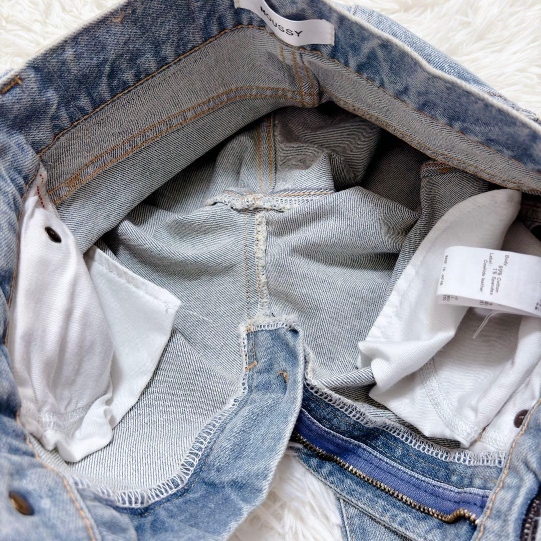 未使用級✨近代モデル MOUSSY マウジー フレアデニムパンツ ロング丈