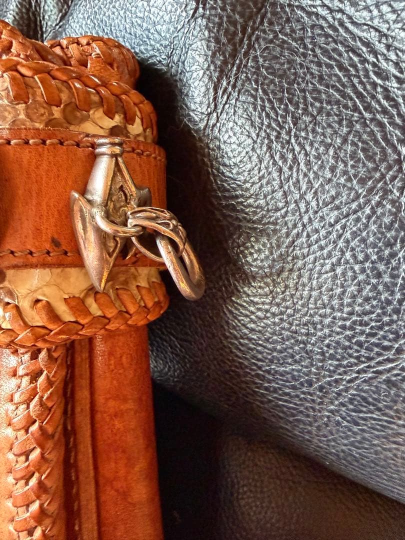 アルズニ　長財布　希少焼印オーダーメイドカスタム　美品ライダース