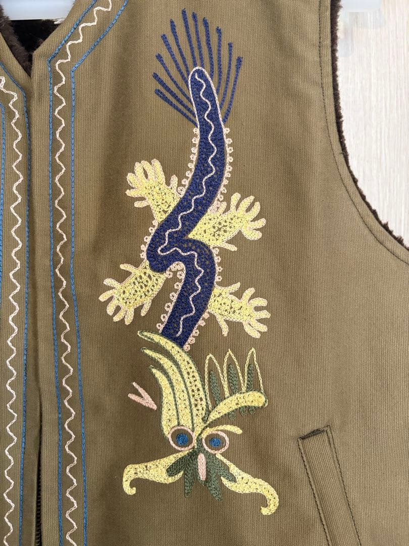 リアルマッコイズ N-1アルパカベスト カスタム刺繍 サイズ38