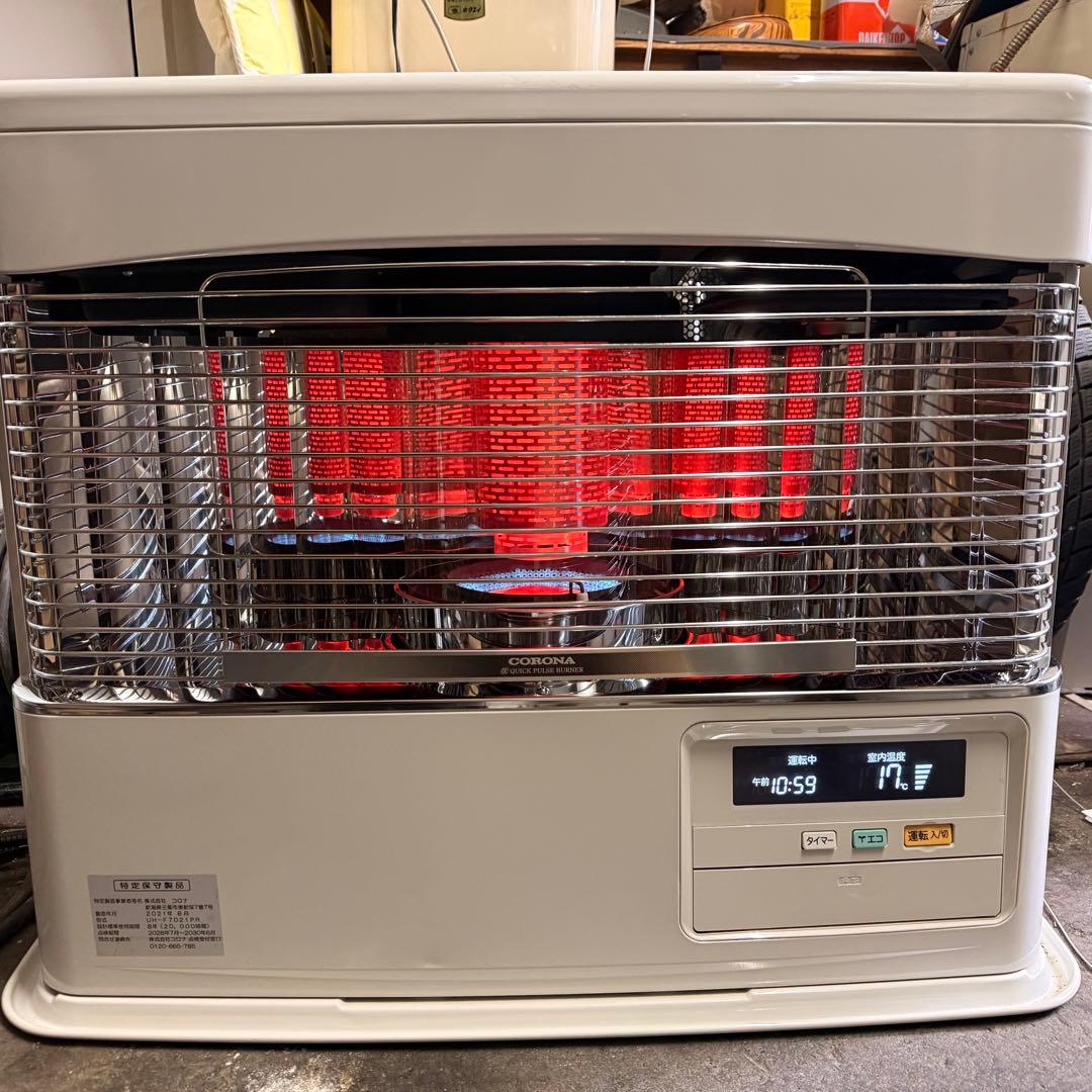 コロナ　床暖FF式石油ストーブ　UH-F7021PR 2021年製　動作良好