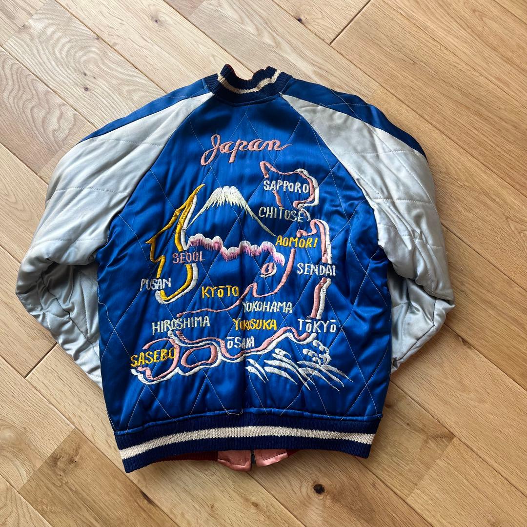 50年代vintageスカジャン【S】オリジナルusa東洋エンタープライズ