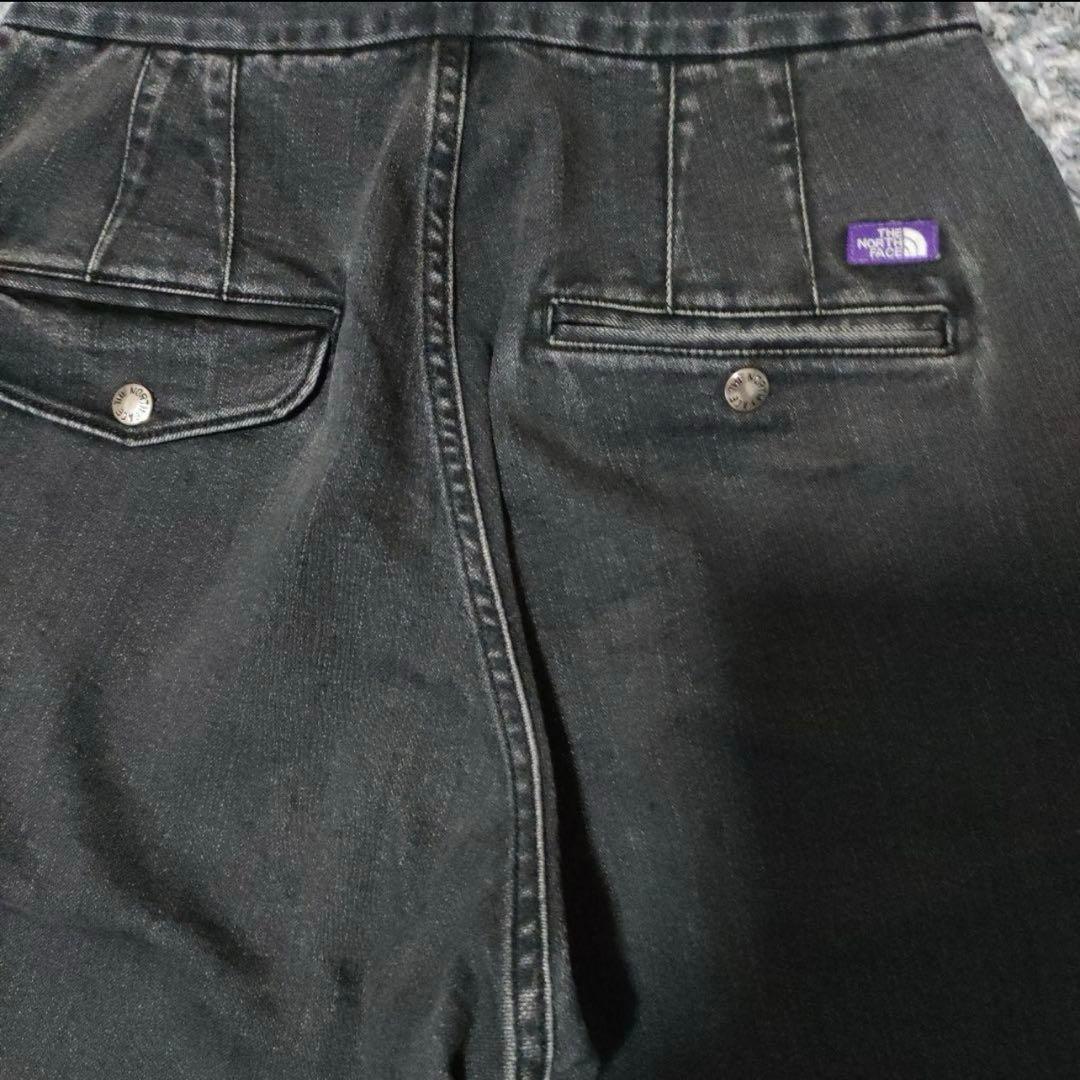 ノースフェイス　パープルレーベル　デニムワイドテーパードパンツ