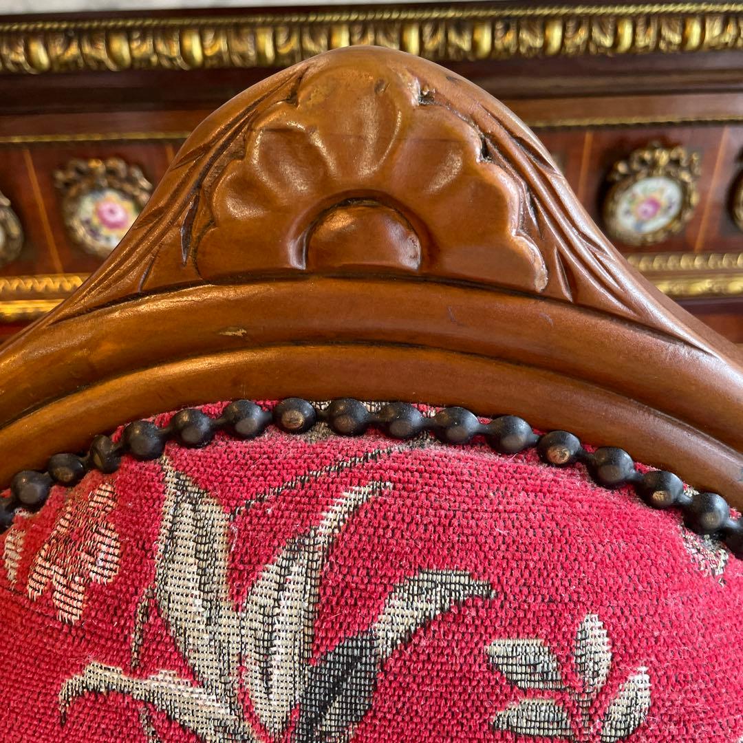 イタリア製　素敵な猫脚チェアー