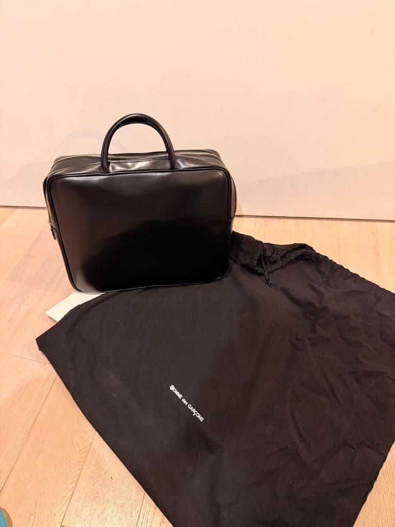 コムデギャルソン 青山限定 ステアバッグ 青山バッグ メッセージ ハンドペイント