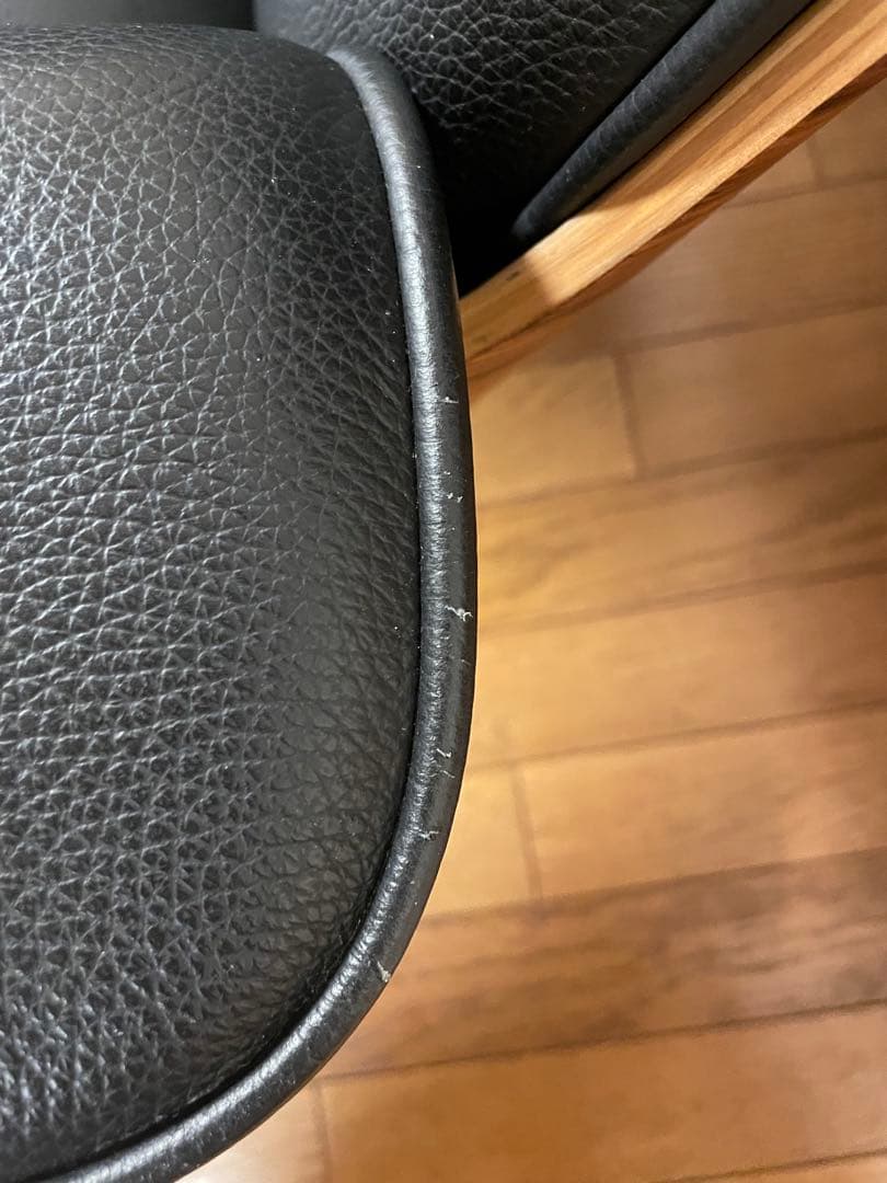 ②美品　イームズ　ウォールナット　ラウンジチェア　オットマン　EAMES