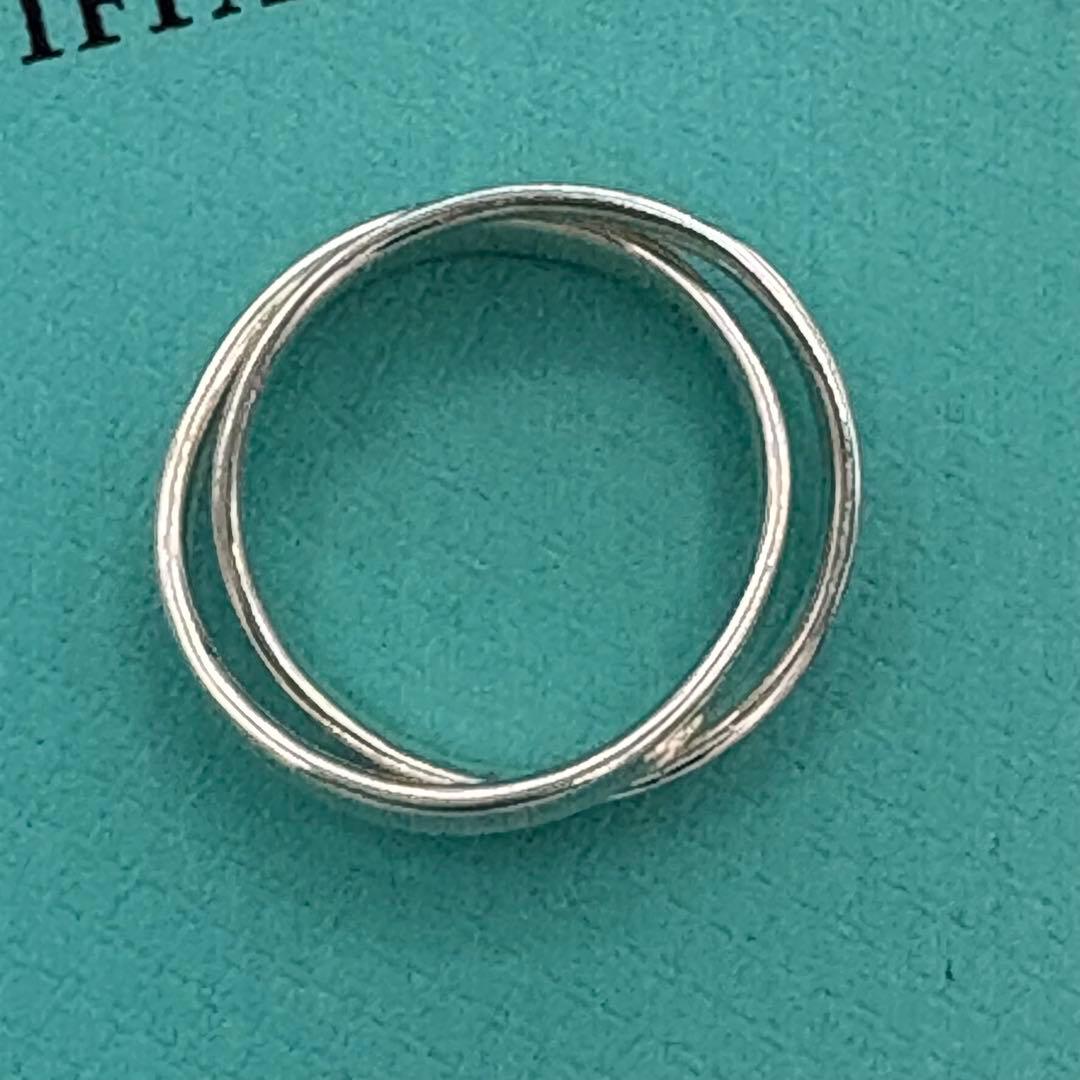 【新品仕上げ済み】ティファニー　ダブルインターロッキング サークル リング