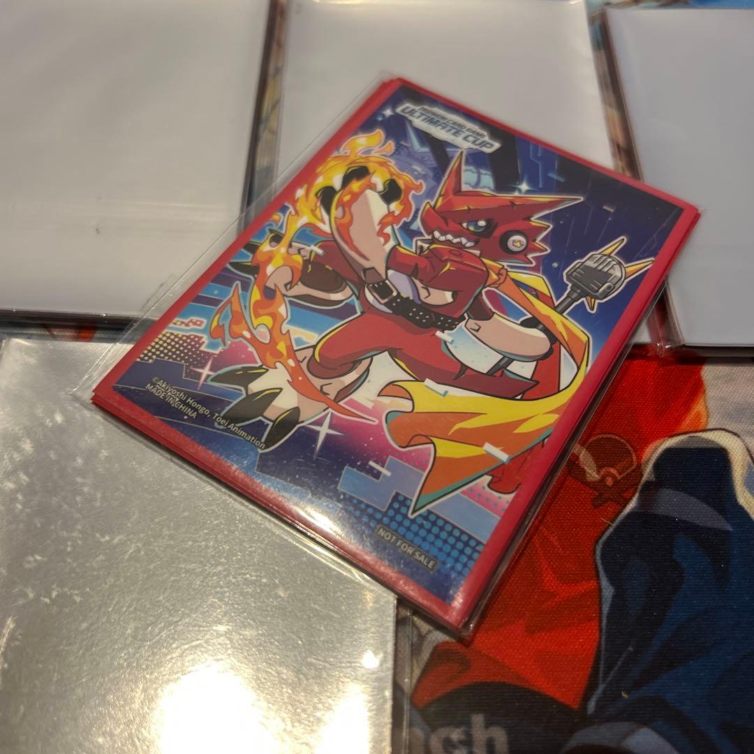 織奏菊良専用シャウトモン　スリーブ　50枚　中国アルティメットカップ限定　公式品