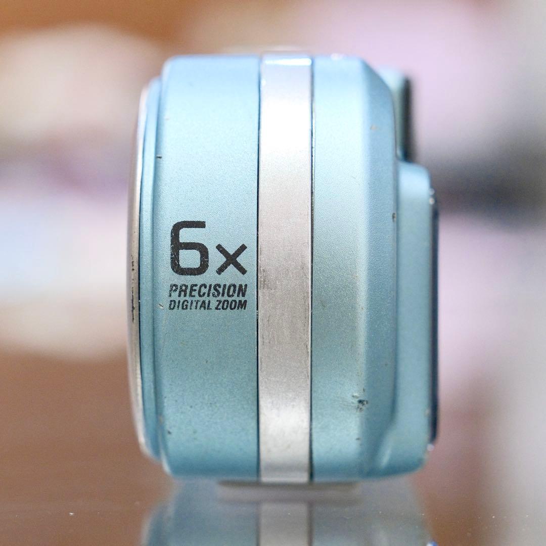 希少 動作品 平成レトロ SONY Cyber−Shot DSC- P2 ブルー