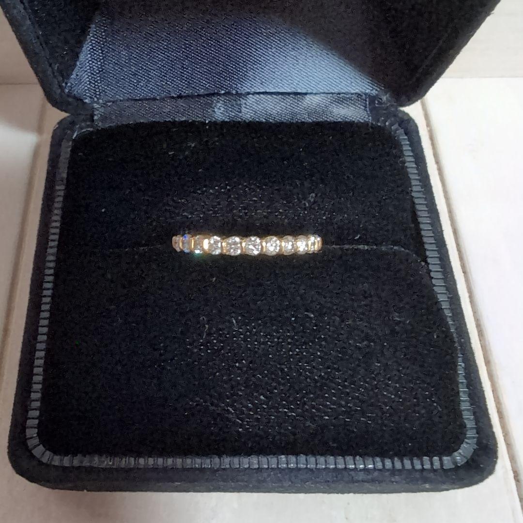 ティファニー ハーフエタニティ リング ダイヤモンド ゴールド