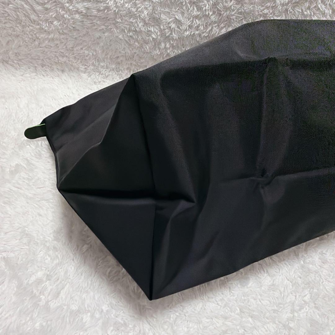 【未使用】LONGCHAMP ボストンバッグ ブラック グリーン1625 XL