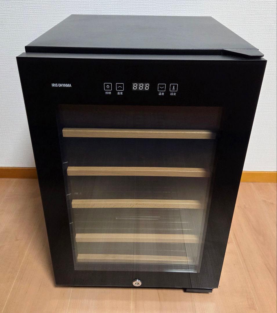 ワインセラー ブラック IRIS OHYAMA IWC-C161A-B