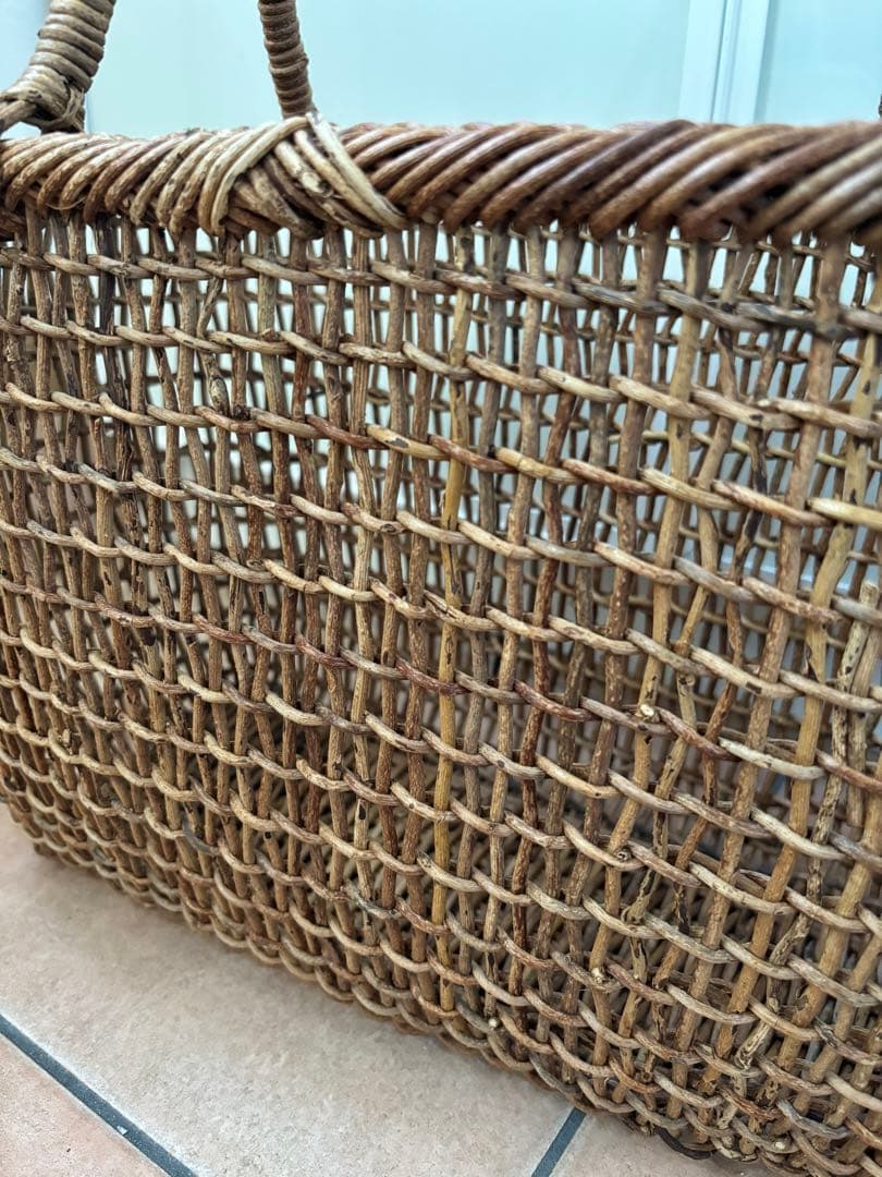 あけび　かご　こだし編み　籠　カゴ