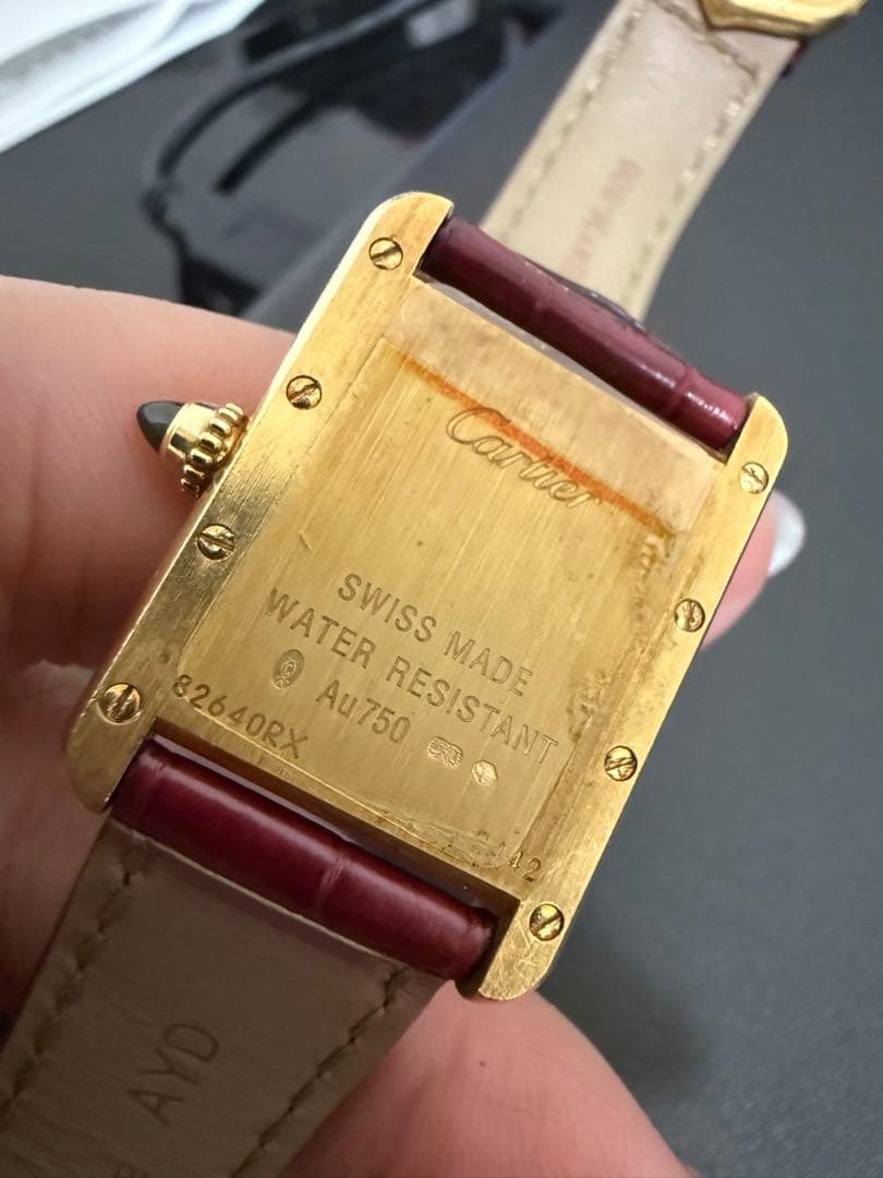 【専用】タンク ルイ カルティエ　SM イエローゴールド　腕時計