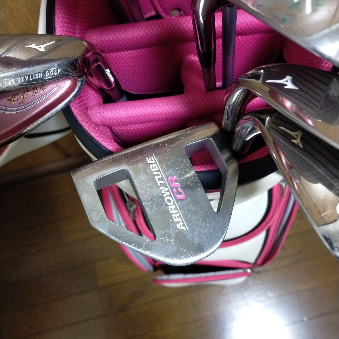 Mizuno efil レディース ゴルフクラブ10本セット　初心者　ボール付