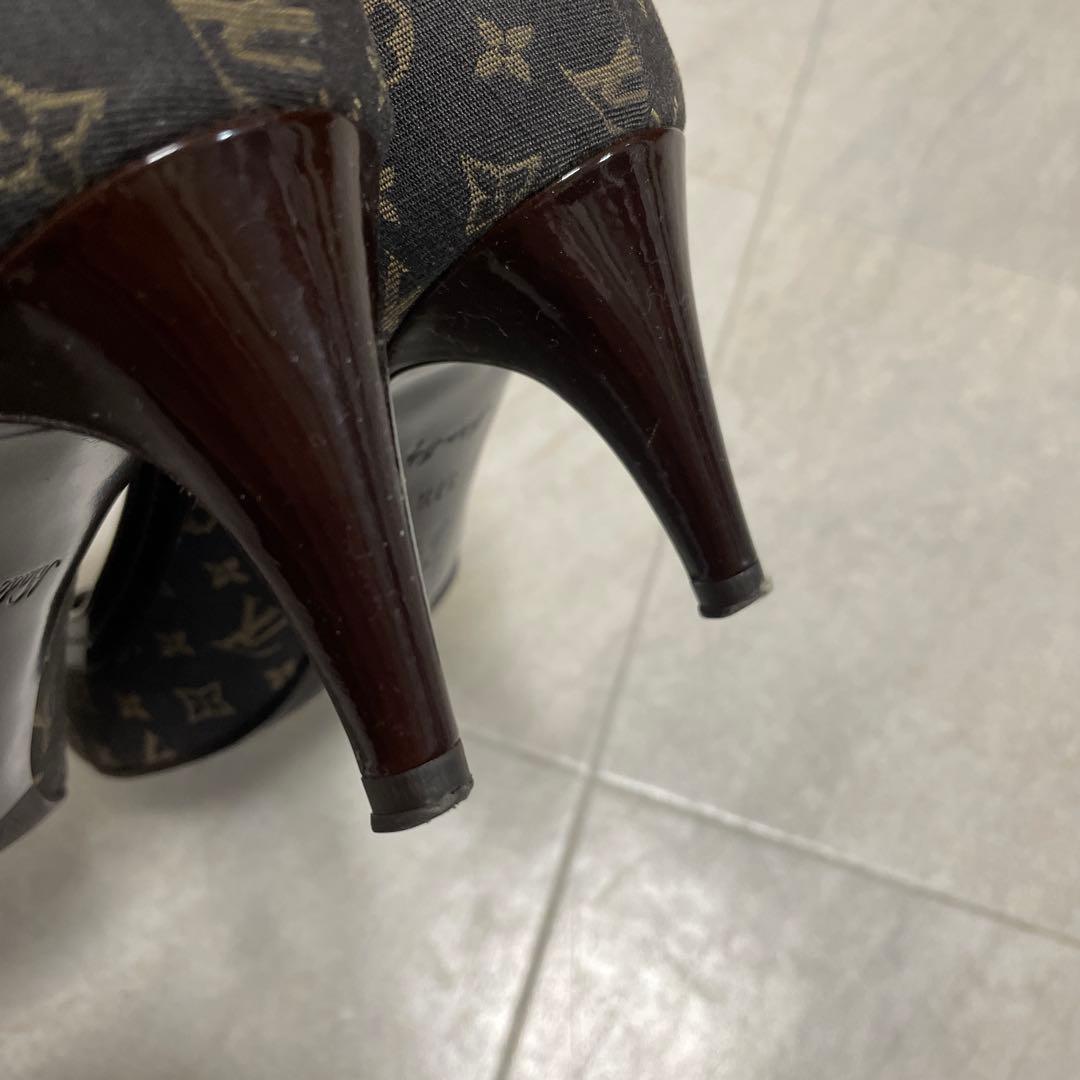 【極美品】LOUIS VUITTON ヴィトン モノグラム パンプス 24.5