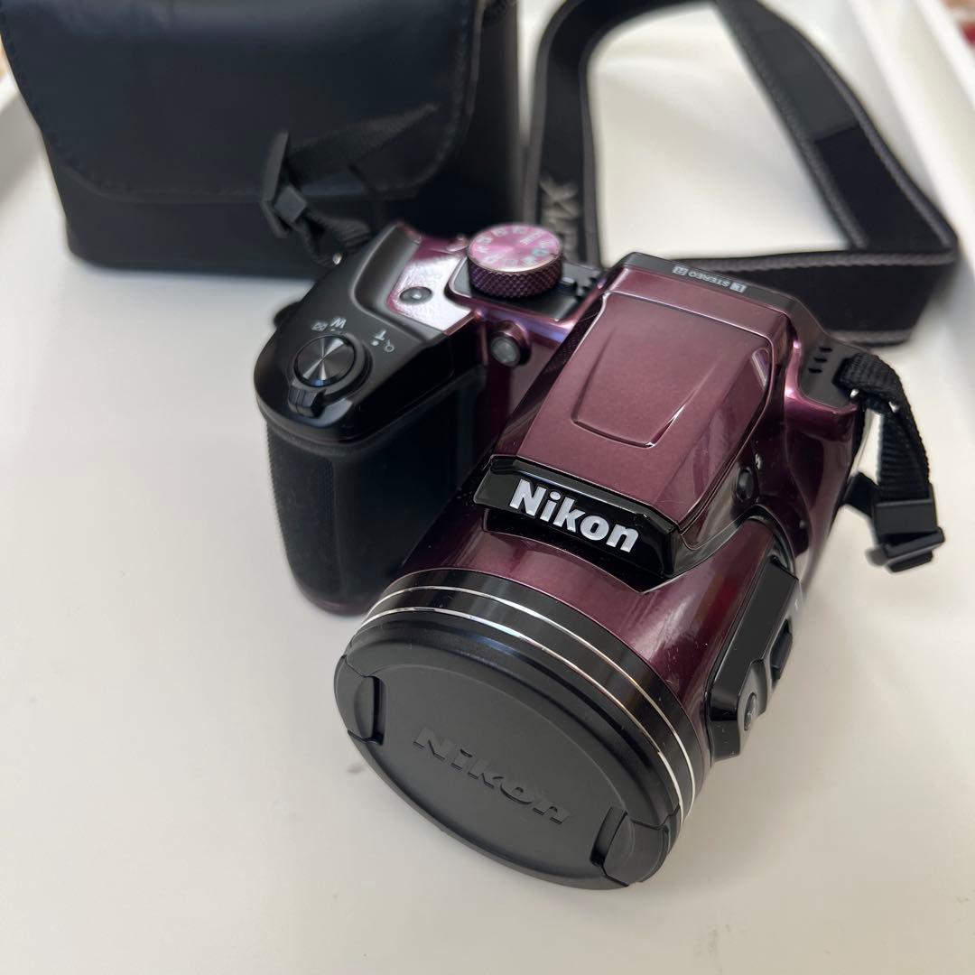Nikon COOLPIX B500 紫 ストラップ ケース付き