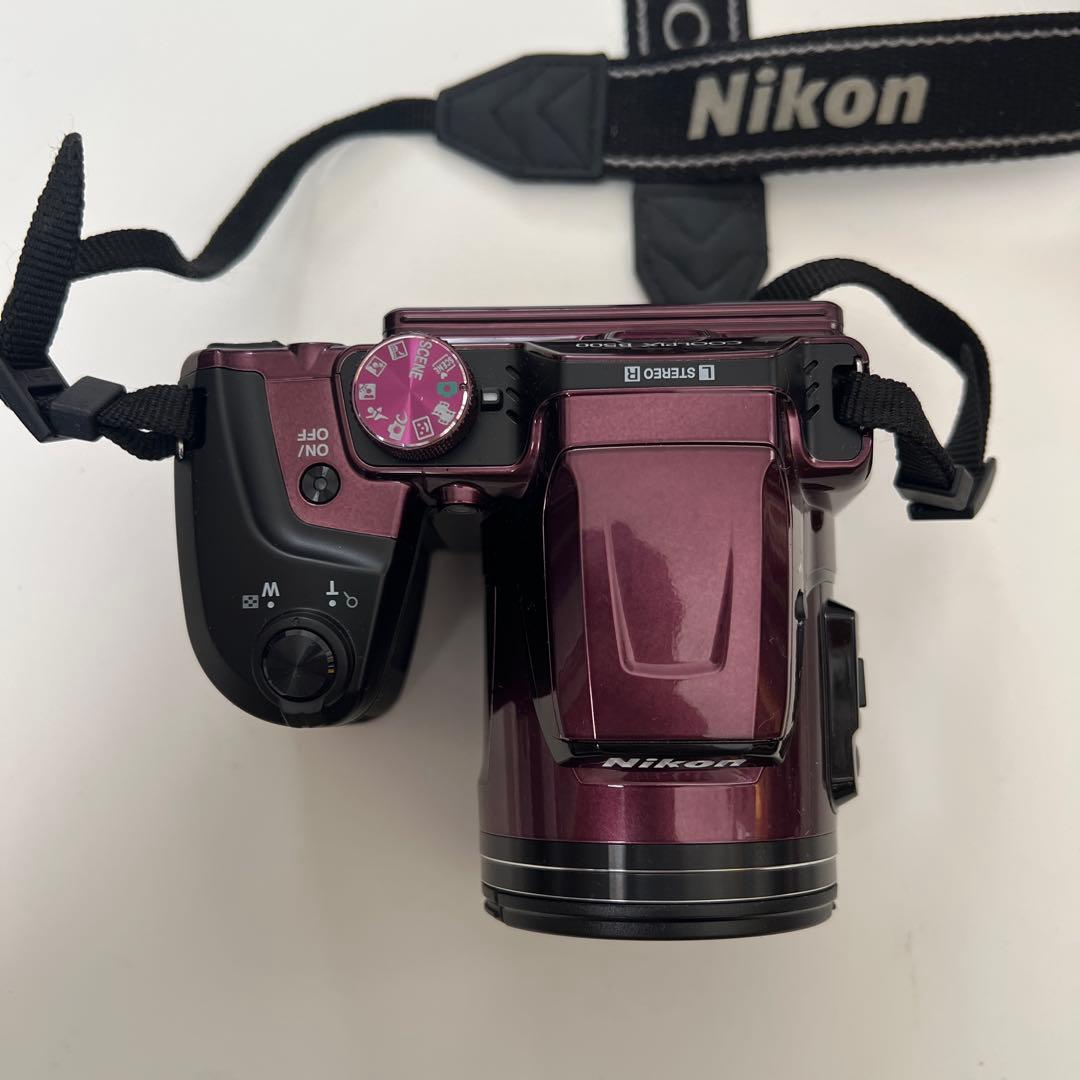 Nikon COOLPIX B500 紫 ストラップ ケース付き