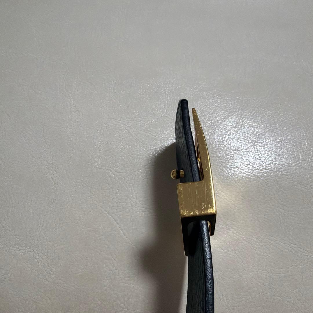 静*°様 LOUIS VUITTON レザーベルト ブラウン/ブラック　M915