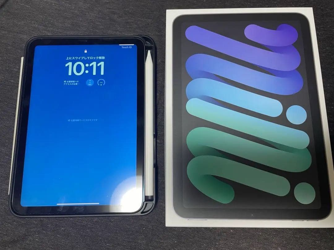 【さくさん】iPad mini (第6世代) スペースグレー美品